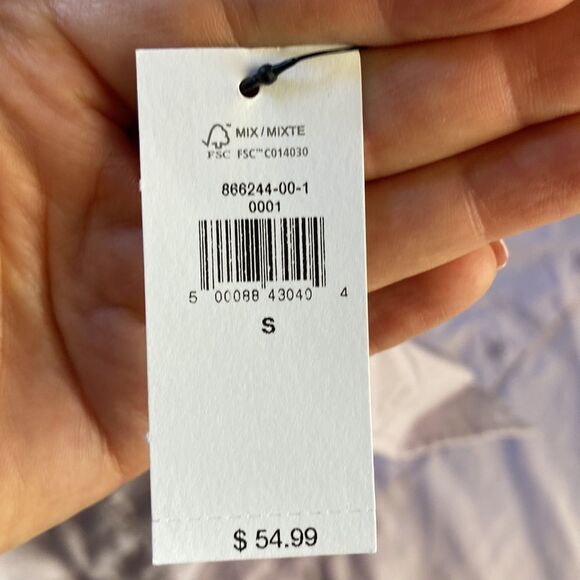 Banana Republic CLASSIC COTTON SHIRT Light Purple s nwt - Picture 9 of 10